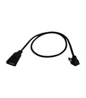 کابل Mini USB - OTG به USB 2.0 با سوکت 90 درجه بافو