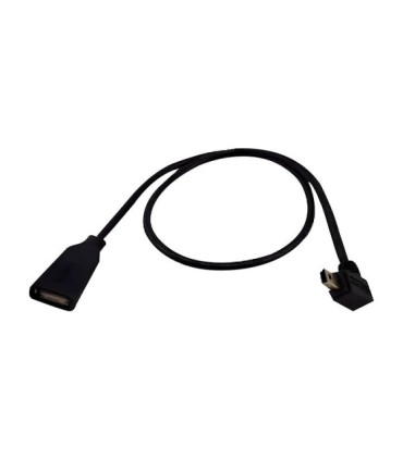 کابل Mini USB - OTG به USB 2.0 با سوکت 90 درجه بافو