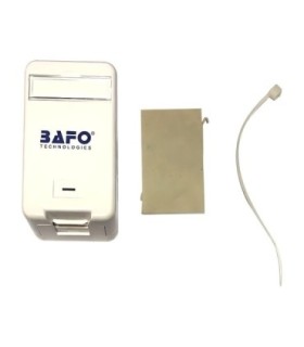 باکس پریز شبکه روکار تک پورت + کیستون Cat5 بافو