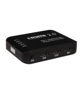 سوئیچ 5 پورت HDMI همراه آداپتور کی نت پلاس KP-SWHD2005