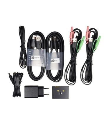 کی وی ام سوئیچ 2 پورت DisplayPort اتوماتیک همراه کابل کی نت پلاس KP-SWKDP02