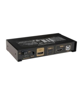 کی وی ام سوئیچ 2 پورت DisplayPort و HDMI اتوماتیک همراه کابل کی نت پلاس KP-SWKCHD02