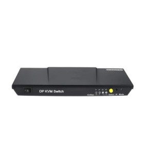 کی وی ام سوئیچ 2 پورت DisplayPort همراه کابل لایمستون LS-PK21