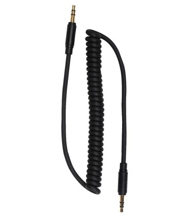 کابل 1 به 1 صدا استریو 3.5 میلی متر (AUX) فنری کی نت K-CSAUXS12