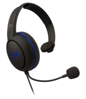 هدست گیمینگ باسیم تک گوش هایپر ایکس Cloud Chat HX-HSCCHS-BK/AS 4P5J3AB