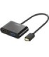 تبدیل HDMI به VGA و HDMI یوگرین 40744 CM101