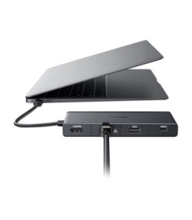 هاب 9 پورت Type C به USB 3.2 - 2.0 با پورت HDMI و Type C و LAN و درگاه کارت حافظه با قابلیت PD انکر 552 A8373