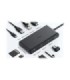 هاب 9 پورت Type C به USB 3.2 - 2.0 با پورت HDMI و Type C و LAN و درگاه کارت حافظه با قابلیت PD انکر 552 A8373