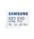 کارت حافظه microSDXC سامسونگ EVO Plus کلاس 10 سرعت 130MBps ظرفیت 512 گیگابایت همراه با آداپتور SD