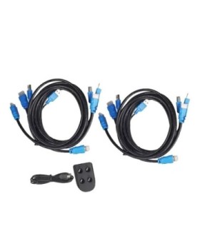 کی وی ام سوئیچ 4 پورت HDMI اتوماتیک همراه کابل کی نت K-SWKH404