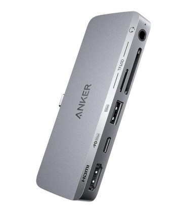 هاب 6 پورت Type C به USB 3.0 با پورت HDMI و درگاه کارت حافظه انکر A8363