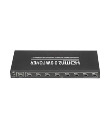 سوئیچ 8 پورت HDMI با قابلیت 3D و رزولوشن 4K با ریموت کنترل و آداپتور تی سی تی TC-HSW-81U