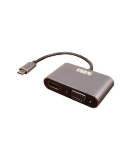تبدیل Type C به VGA و HDMI کی نت پلاس KP-COCM2HV02