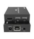 افزایش طول HDMI KVM بر روی کابل شبکه TCP/IP تا 150 متر با ریموت کنترل فرانت FN-EK115