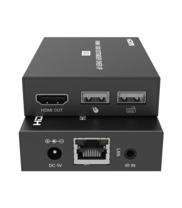 افزایش طول HDMI KVM بر روی کابل شبکه TCP/IP تا 150 متر با ریموت کنترل فرانت FN-EK115