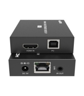 افزایش طول HDMI KVM بر روی کابل شبکه TCP/IP تا 150 متر با ریموت کنترل فرانت FN-EK115
