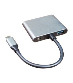 تبدیل Type C به HDMI و USB 3.0 کی نت K-COUC2HDU3
