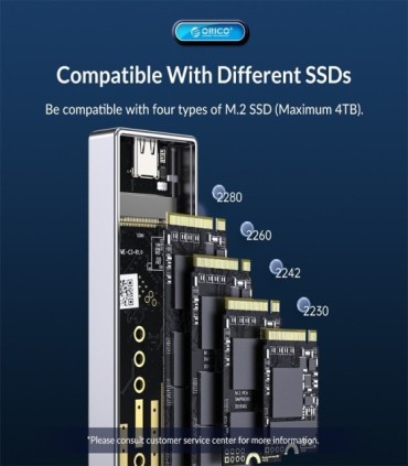 باکس NVMe M.2 SSD اوریکو M213C3-G4