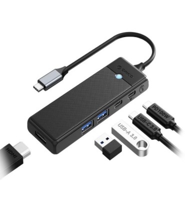 هاب 5 پورت Type C اوریکو PWD-5P