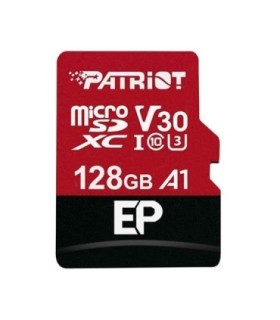 کارت حافظه microSDXC پاتریوت EP کلاس 10 سرعت 90MBps ظرفیت 128 گیگابایت همراه با آداپتور SD