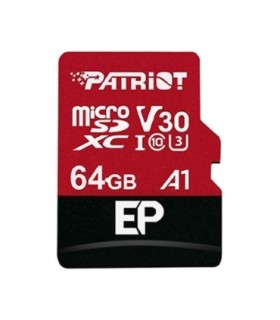 کارت حافظه microSDXC پاتریوت EP کلاس 10 سرعت 90MBps ظرفیت 64 گیگابایت همراه با آداپتور SD