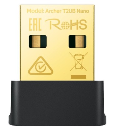 کارت شبکه بی سیم AC600 دو باند USB 2.0 تی پی لینک Archer T2UB Nano