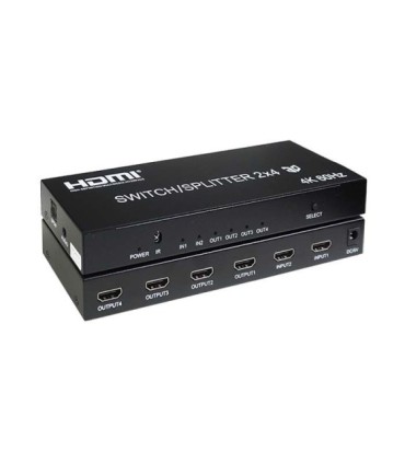 سوئیچ اسپلیتر 2 در 4 HDMI کی نت K-SWSP2024