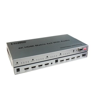 ماتریکس سوئیچ 4 در 4 HDMI با ریموت کنترل کی نت K-MAHD1344