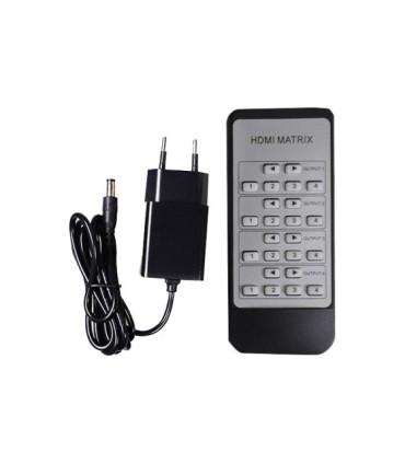 ماتریکس سوئیچ 4 در 4 HDMI با ریموت کنترل کی نت K-MAHD1344