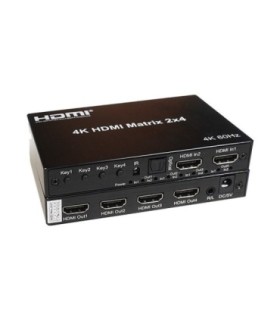 ماتریکس سوئیچ 4 در 2 HDMI با ریموت کنترل کی نت K-MAHD2024