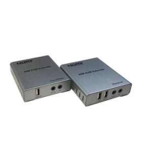 افزایش طول HDMI و USB (کی وی ام) بر روی کابل شبکه تا 60 متر کی نت K-EXKHD060