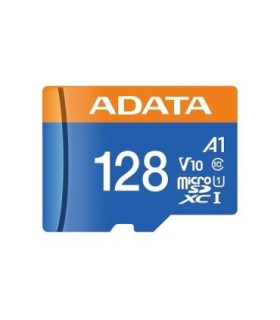 کارت حافظه microSDXC ای دیتا Premier کلاس 10 سرعت 100MBps ظرفیت 128 گیگابایت همراه با آداپتور SD