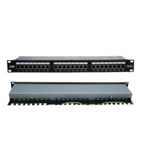 پچ پنل 24 پورت همراه با کیستون Cat6a STP کی نت K-NPC6AS024
