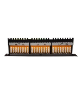 پچ پنل 24 پورت همراه با کیستون Cat6a STP کی نت K-NPC6AS024