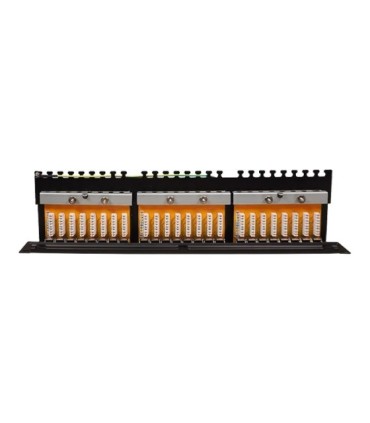 پچ پنل 24 پورت همراه با کیستون Cat6a STP کی نت K-NPC6AS024