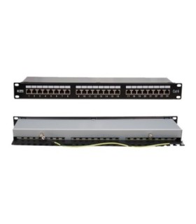 پچ پنل 24 پورت همراه با کیستون Cat6 STP کی نت K-N1121