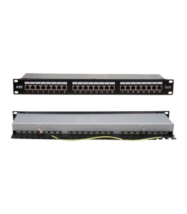 پچ پنل 24 پورت همراه با کیستون Cat6 STP کی نت K-N1121