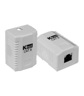 باکس پریز شبکه روکار تک پورت Cat6 کی نت K-NBSC6S102