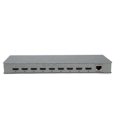 سوئیچ کواد 8 پورت HDMI با ریموت کنترل و آداپتور کی نت K-SWHDQ008