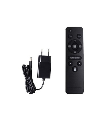 سوئیچ کواد 8 پورت HDMI با ریموت کنترل و آداپتور کی نت K-SWHDQ008