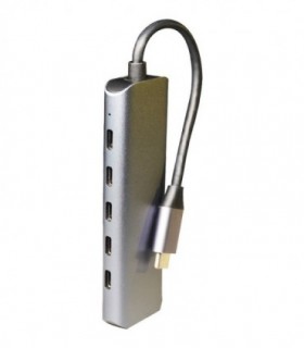 هاب 5 پورت Type C با قابلیت PD کی نت K-HUCMHC322