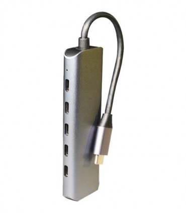 هاب 5 پورت Type C با قابلیت PD کی نت K-HUCMHC322
