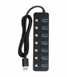 هاب 7 پورت USB 3.0 کلید دار کی نت K-HUAMH10P7