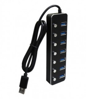 هاب 7 پورت USB 3.0 کلید دار کی نت K-HUAMH10P7