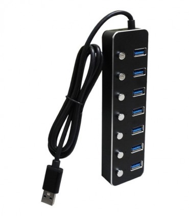 هاب 7 پورت USB 3.0 کلید دار کی نت K-HUAMH10P7