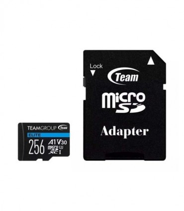 کارت حافظه microSDXC تیم گروپ کلاس 3 سرعت 100MBps ظرفیت 256 گیگابایت 