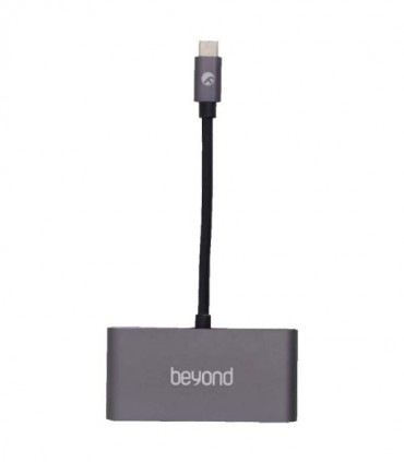 هاب 4 پورت Type C به USB 3.0 - 2.0 با پورت با قابلیت PD بیاند BA-404