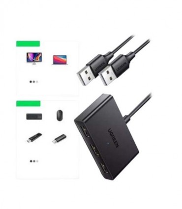 هاب سوئیچ 3 در 2 پورت USB 2.0 یوگرین 10935 CM409