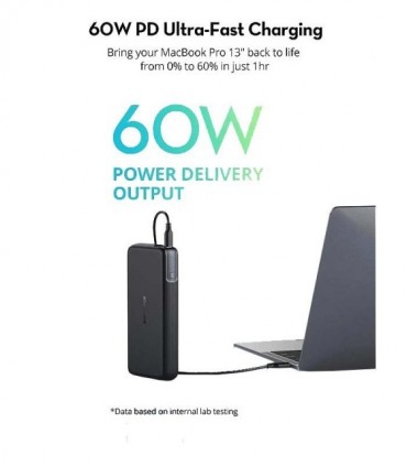 پاور بانک راوپاور RP-PB201 با ظرفیت 20000 میلی آمپر ساعت