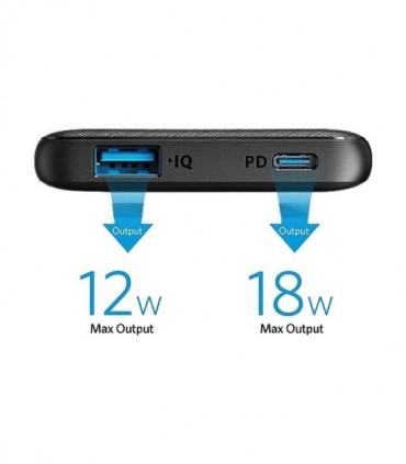 پاور بانک انکر PowerCore Slim 10000 PD A1244 با ظرفیت 10000 میلی آمپر ساعت